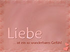 Liebe ist ein so wunderbares Gefhl