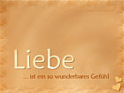 Liebe ist ein so wunderbares Gefhl