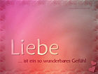 Liebe ist ein so wunderbares Gefhl