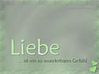 Liebe ist ein so wunderbares Gefhl