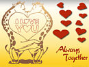 I love you - always together