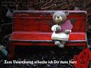 Zum Valentinstag schenke ich Dir mein Herz