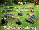 sind mal kurz im Biergarten - fr�hlichen Vatertag