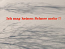 ich mag keinen Schnee mehr !!
