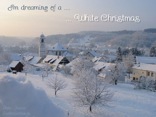 I'm dreaming oft a White Christmas